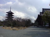 旅ニケーション 京都旅行 東寺の五重塔