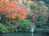 旅ニケーション 京都旅行 銀閣寺 錦鏡池と紅葉
