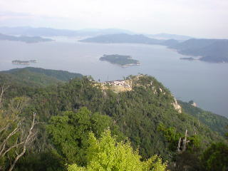 旅ニケーション 広島旅行・広島観光 宮島 弥山山頂からの眺め
