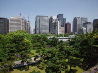 皇居東御苑展望台(旅ニケーション 皇居・日比谷・丸の内)