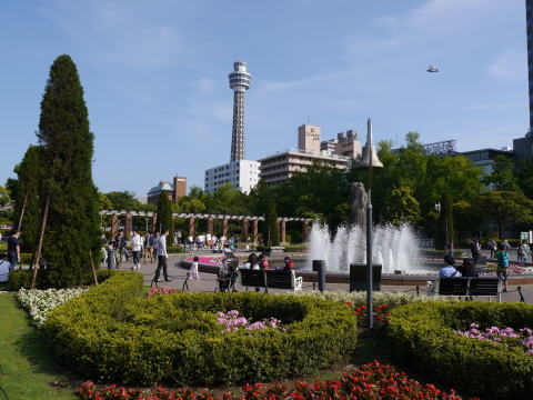 山下公園(旅ニケーション 神奈川旅行 大桟橋から中華街)