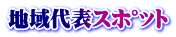 地域代表ｽﾎﾟｯﾄ